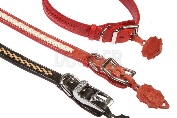 Collar 25 braided colored 