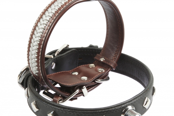 Collar 40 tucked braided