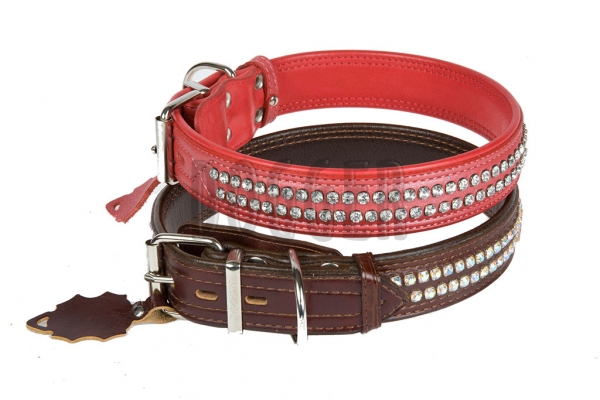 Collar 40 tucked with rhinestones х 2