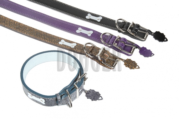 Collar 45 with name-plate 75-80 colored