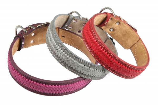 Collar 45 braided colored 