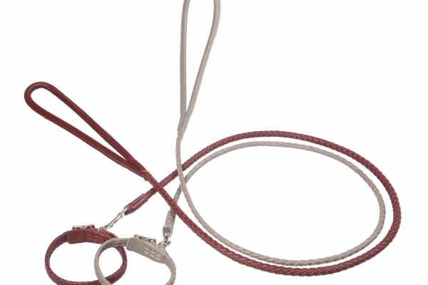 Braided lead 5 mm. colored