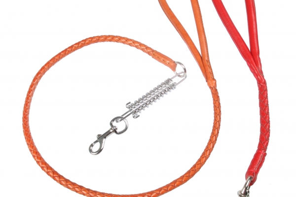 Braided short lead 9 mm  colored